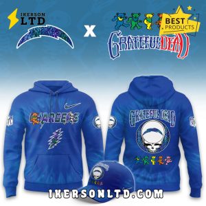 Los Angeles Chargers Grateful Dead Limited Hoodie