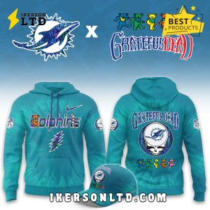 Miami Dolphins Grateful Dead Limited Hoodie