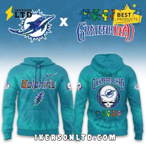 Miami Dolphins Grateful Dead Limited Hoodie