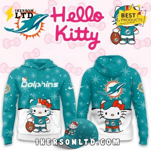 Miami Dolphins Hellow Kitty Limited Hoodie