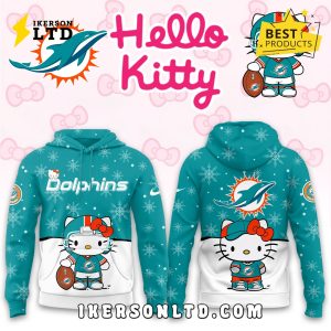 Miami Dolphins Hellow Kitty Limited Hoodie