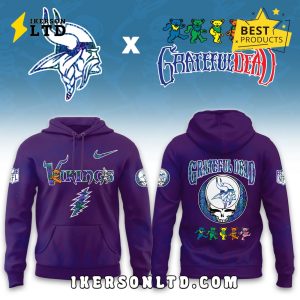 Minnesota Vikings Grateful Dead Limited Hoodie