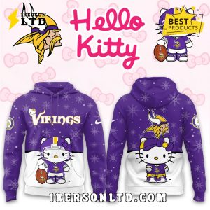 Minnesota Vikings Hellow Kitty Limited Hoodie