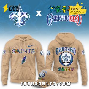New Orleans Saints Grateful Dead Limited Hoodie