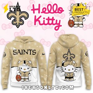 New Orleans Saints Hellow Kitty Limited Hoodie