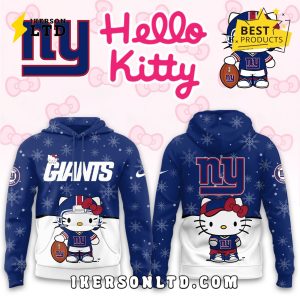 New York Giants Hellow Kitty Limited Hoodie