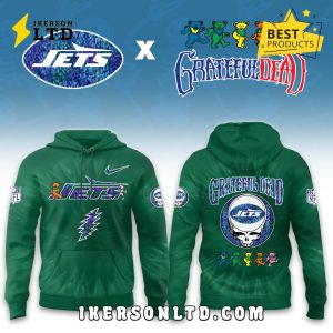 New York Jets Grateful Dead Limited Hoodie