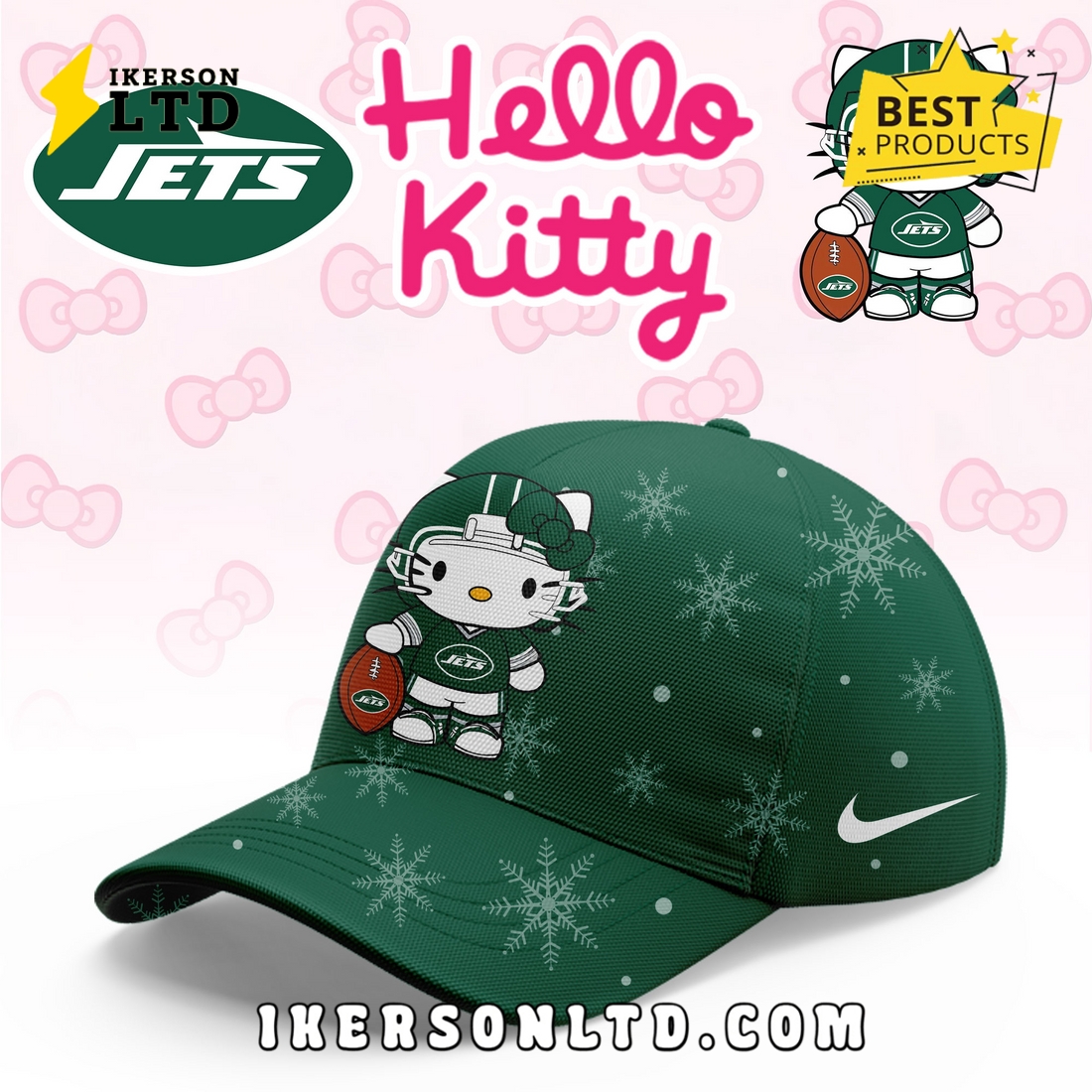 New York Jets Hellow Kitty Limited Hoodie New York Jets Hellow Kitty Limited Hoodie